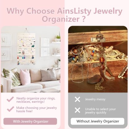 🔥Felt Hanging Jewelry Organizer-SLOOSELYK