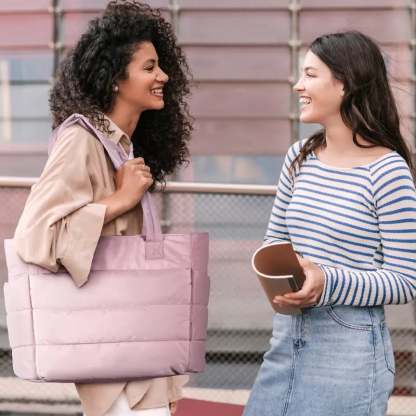 Last promotion 50%--🎁Large Tote Bag with Zipper