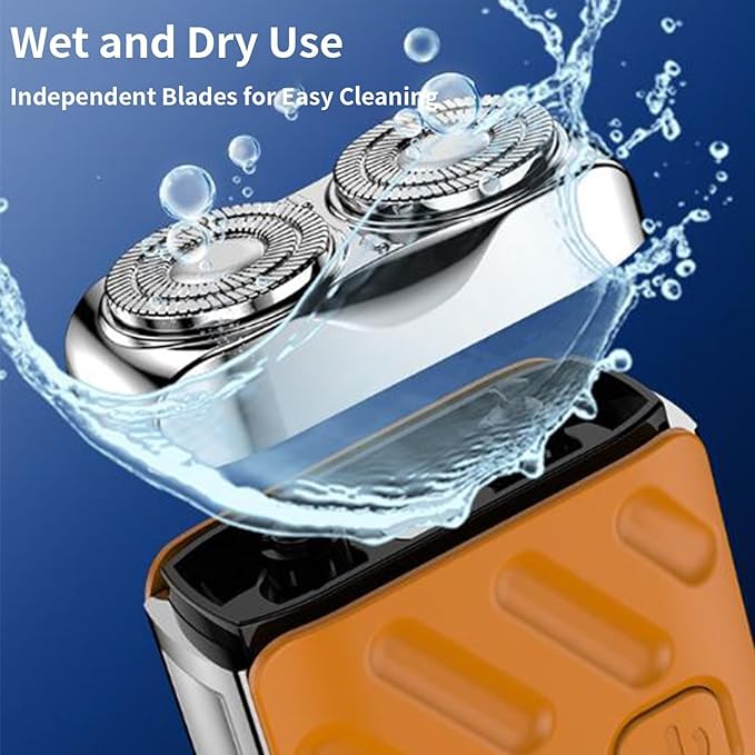 🎁Portable Rotary Dual Ring Electric Shaver-SLOOSELYK