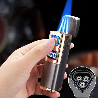 🔥Three-Fire Direct Blue Flame Lighter-SLOOSELYK