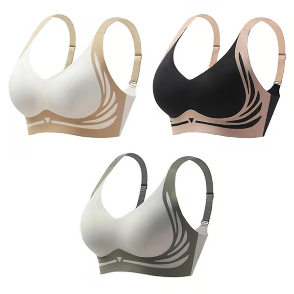 🔥Clearance Sale Buy 1 Get 3 Packs🎁Super gather bra | Wireless Push-up Bra👍No more sagging breasts