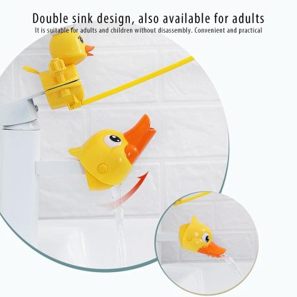Cute little yellow duck faucet extender-SLOOSELYK