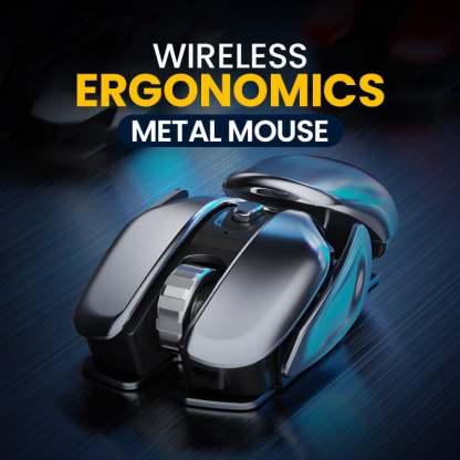 Wireless Ergonomics Metal Mouse-SLOOSELYK