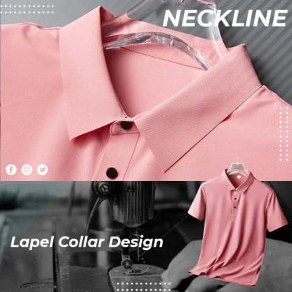 Cool Men's Quick-drying POLO T-shirt-SLOOSELYK