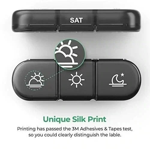 (🔥 Summer Hot Sale - Save 48% OFF) 21 Grid Black Pill Box Sorting Box, Buy 2 Free Shipping-SLOOSELYK