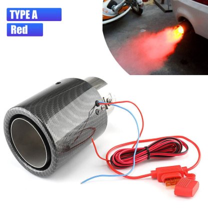 Car fire flame LED exhaust tip-SLOOSELYK