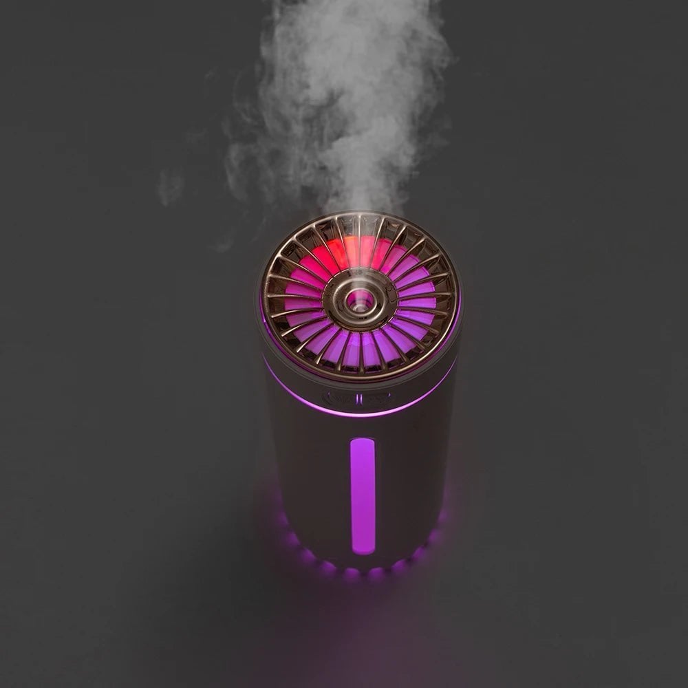 Portable Silent USB Car Diffuser with LED Light💦