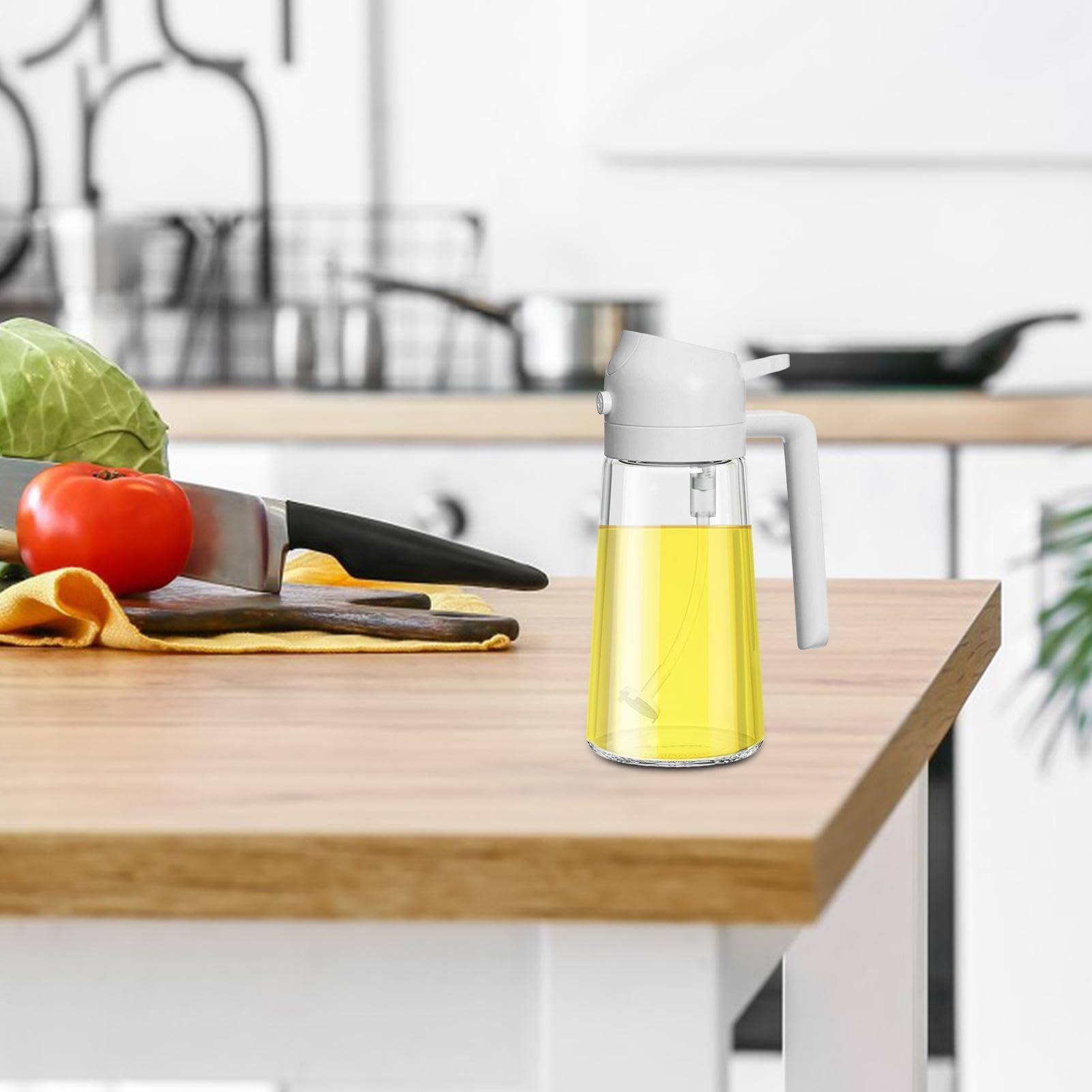 💕2 in 1 Glass Oil Sprayer & Dispenser-SLOOSELYK