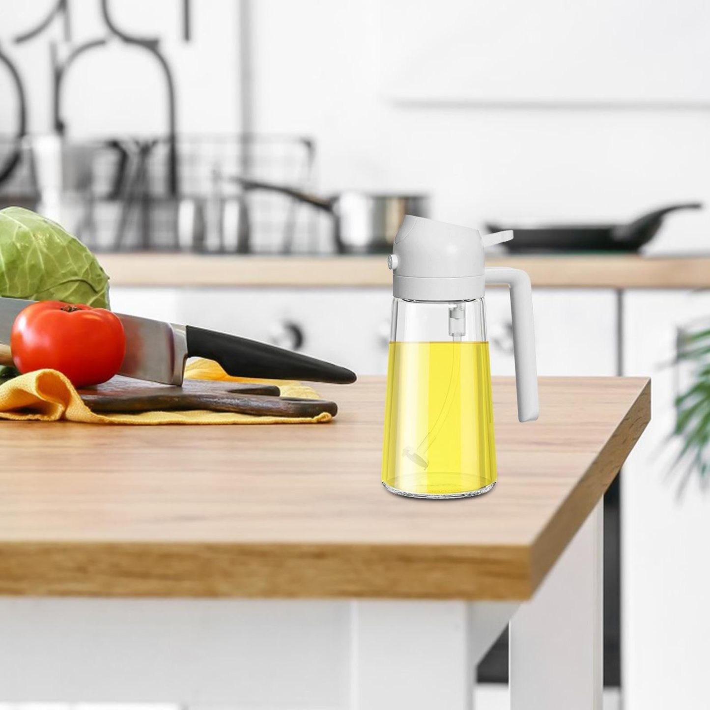 💕2 in 1 Glass Oil Sprayer & Dispenser-SLOOSELYK