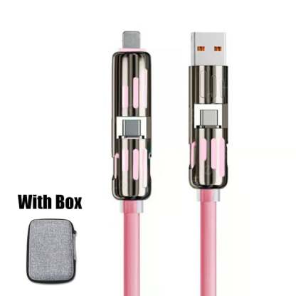 🔥Last Day 49% OFF🔥 4-in-1 USB Charging Cable fast charging MAX 240W (With Box)
