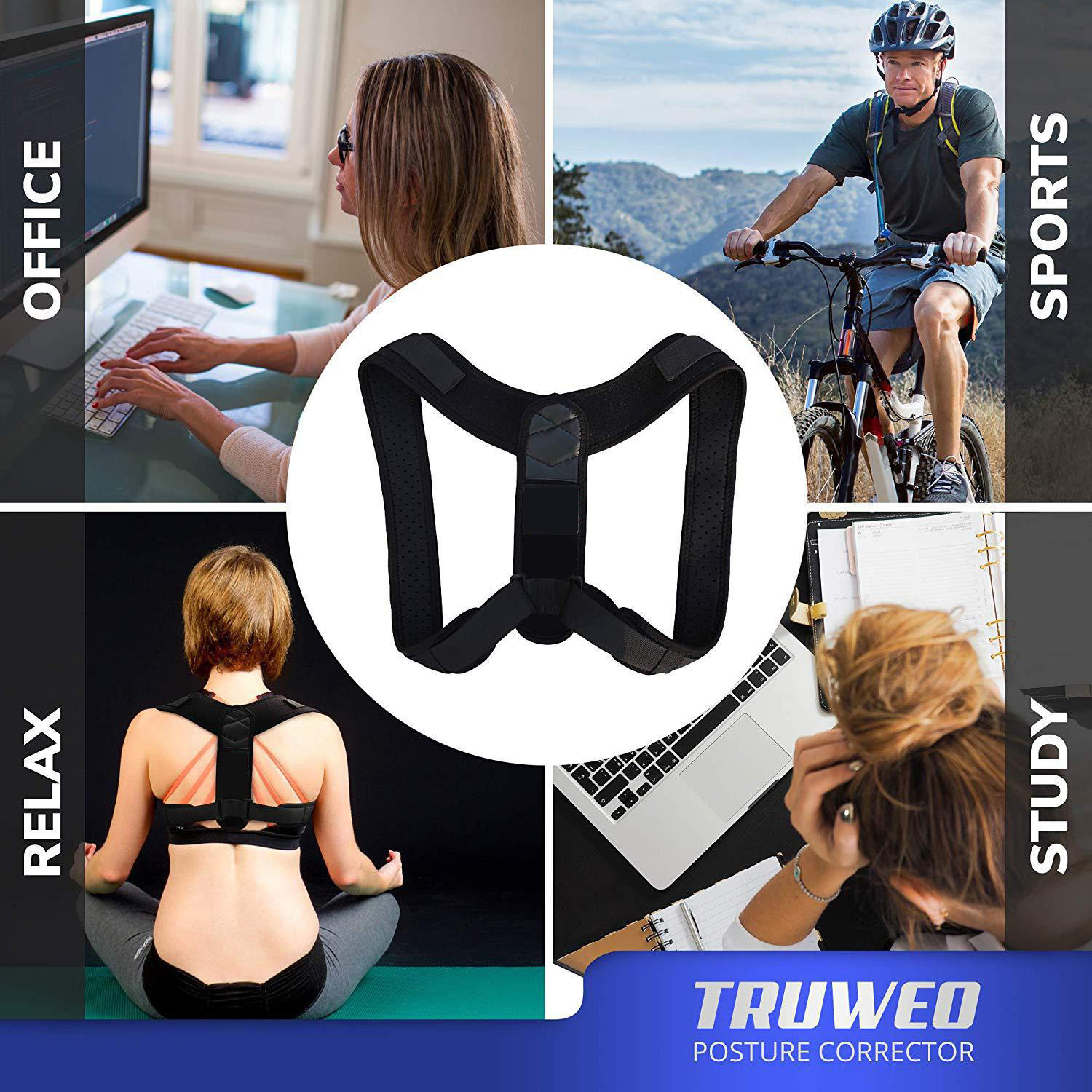 ALLEVIATE BACK PAIN & FIX YOUR POSTURE, ALL IN ONE!