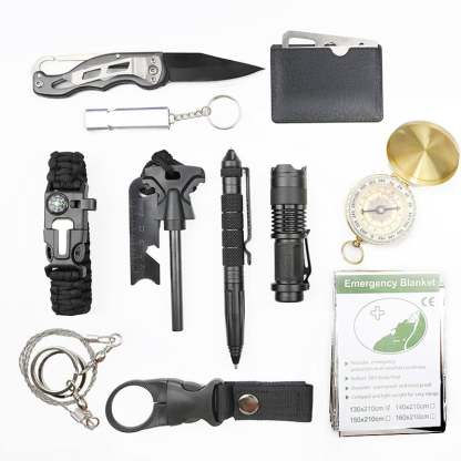 Outdoor Survival Kit Emergency Equipment Tools-SLOOSELYK