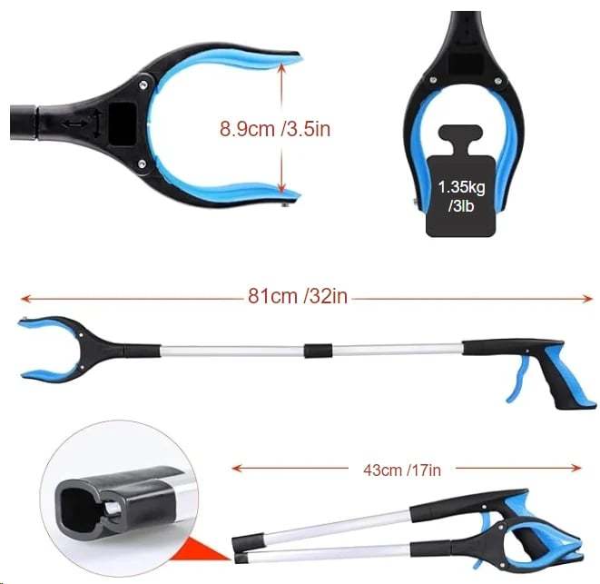 ❤️Collapsible gripper with 360° rotating clip-SLOOSELYK
