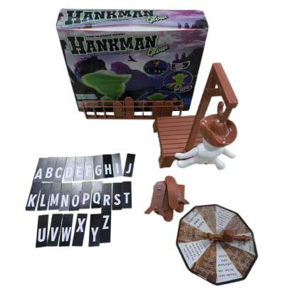 🏆Flash Sale⚡Magnetic Hangman Mystery Word Game - Interactive Family Board Game with Collapsing Cowboy Hank | Fun Travel & Party Spelling Challenge for Kids & Adults