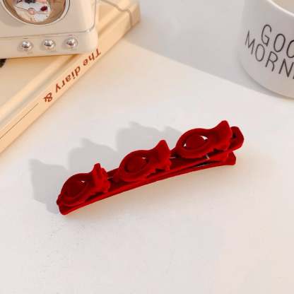 🌸Flocking Braided Hair Clip-SLOOSELYK