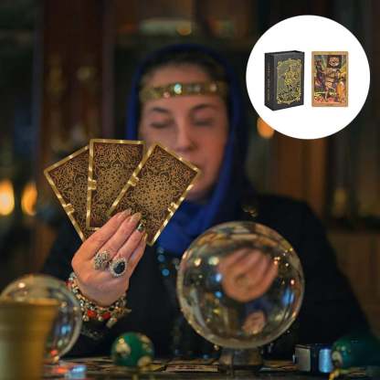 Explore the Mystical World of Tarot Gold Foil Tarot-SLOOSELYK