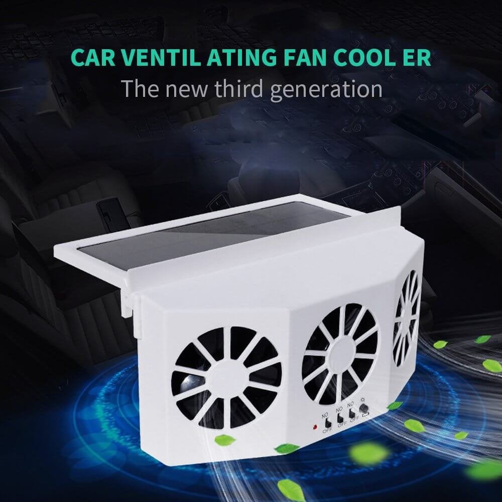 Solar Powered Car Radiator-ventilating fan-SLOOSELYK