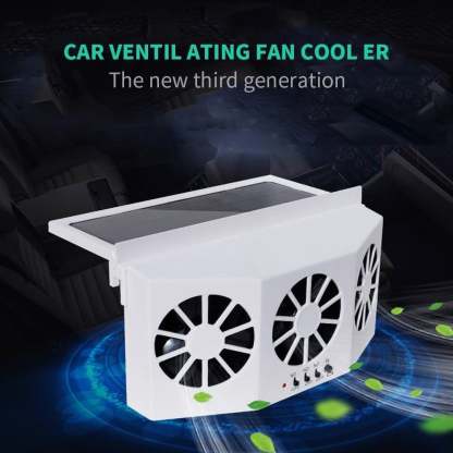 Solar Powered Car Radiator-ventilating fan-SLOOSELYK