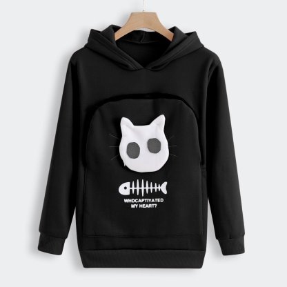 Cat Lovers Hoodie Cuddle Pouch-SLOOSELYK