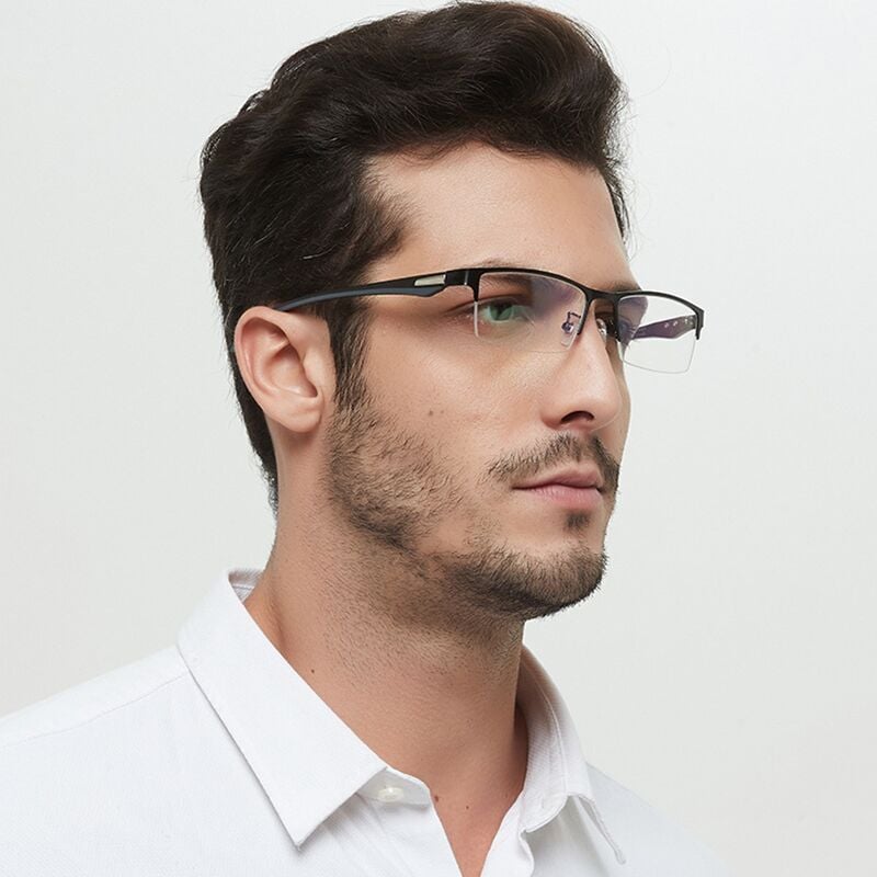 MENS FASHION TITANIUM ULTRA-LIGHT SHOCKPROOF IMPACT-RESISTANT READING GLASSES-SLOOSELYK