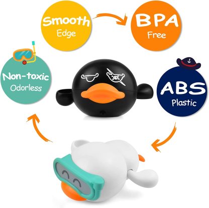 Baby Bath Toys Floating Ducks (3 PCS)-SLOOSELYK