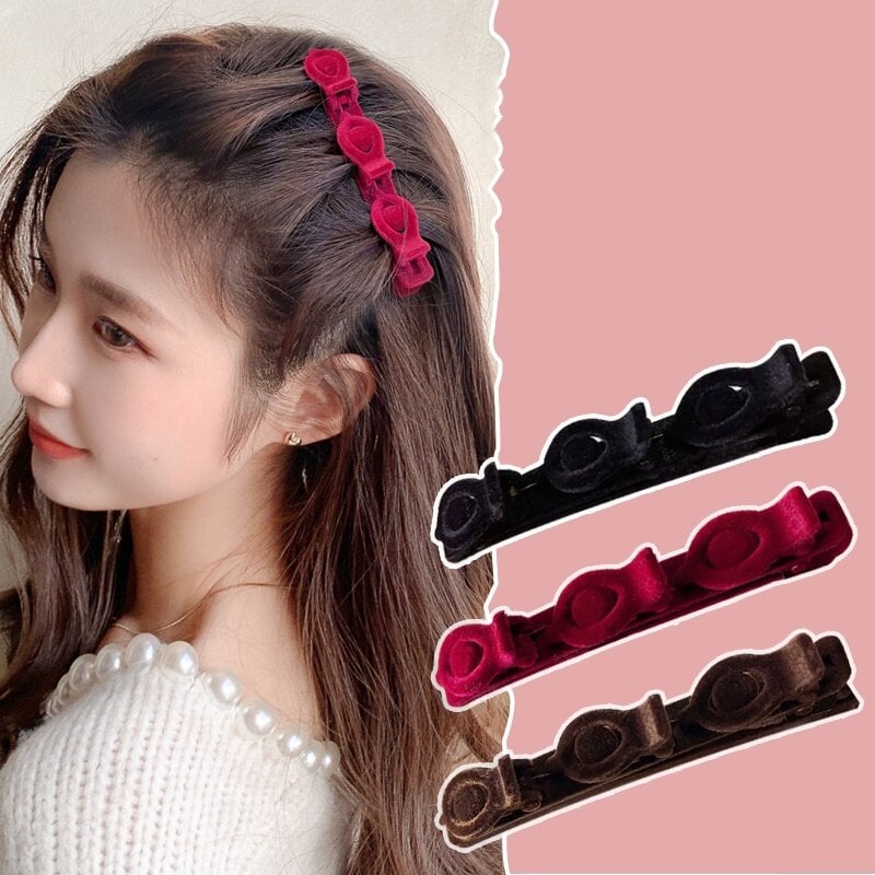 🌸Flocking Braided Hair Clip-SLOOSELYK