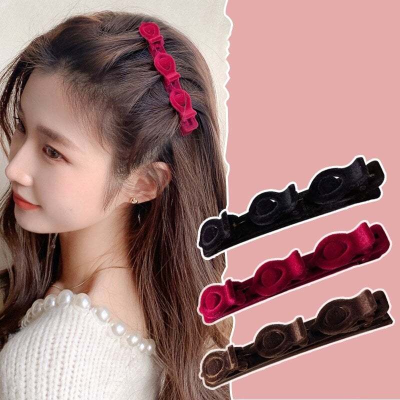 🌸Flocking Braided Hair Clip-SLOOSELYK