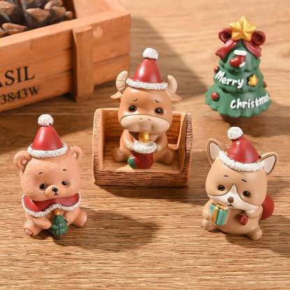 Handmade animal Santa ornaments 🎄 (48% off for Christmas🔥)-SLOOSELYK