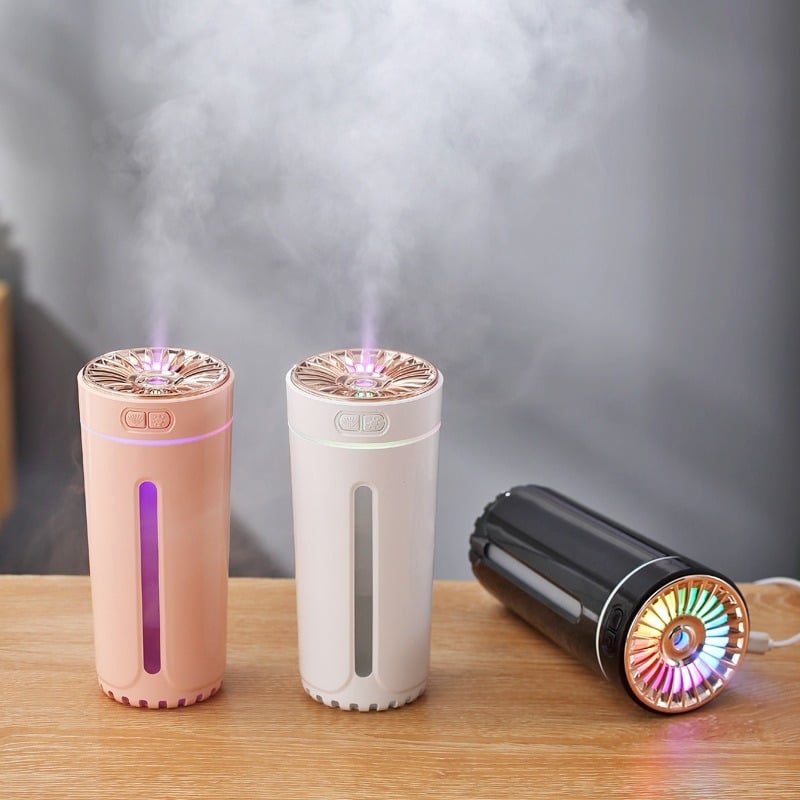 Portable Silent USB Car Diffuser with LED Light💦