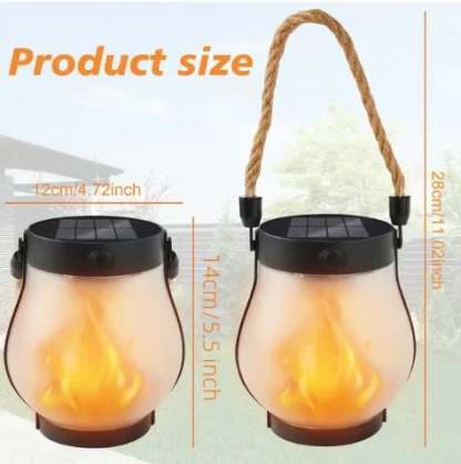🔥🔥Dancing flame Solar Lantern Outdoor Lights