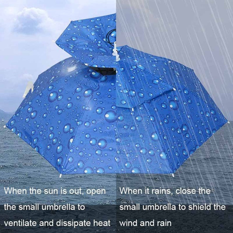 🔥Last Day Promotion - 53% OFF🔥Outdoor Double Layer Umbrella Hat