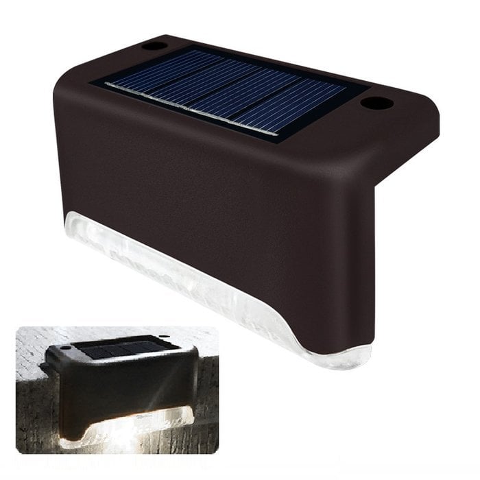 LED Solar Lamp Path Staircase Outdoor Waterproof Wall Light-SLOOSELYK