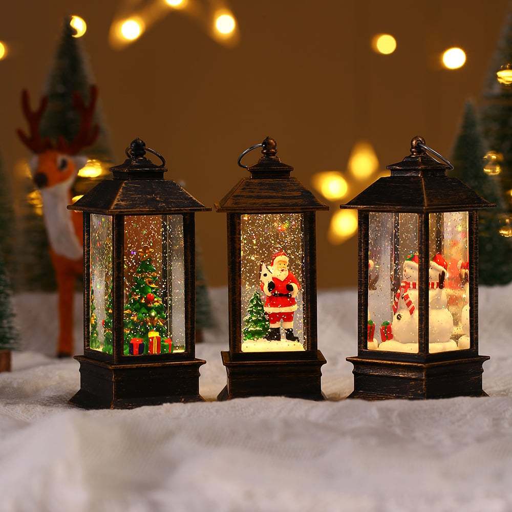(🌲Early Christmas Sale- SAVE 48% OFF)Snow Globe Christmas Lantern Decorations-SLOOSELYK