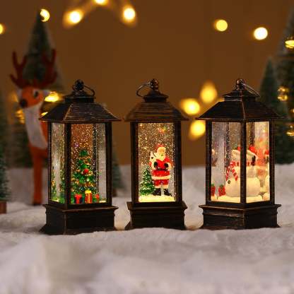 (🌲Early Christmas Sale- SAVE 48% OFF)Snow Globe Christmas Lantern Decorations-SLOOSELYK