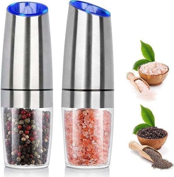 Automatic Electric Gravity Induction Salt and Pepper Grinder-SLOOSELYK