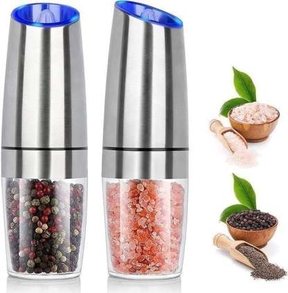 Automatic Electric Gravity Induction Salt and Pepper Grinder-SLOOSELYK