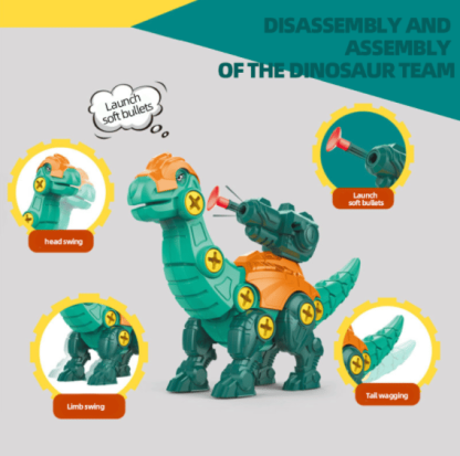 🔥Hot Sale 49% OFF🔥 DIY Dinosaur Toy Construction Set-SLOOSELYK