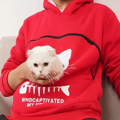 Cat Lovers Hoodie Cuddle Pouch-SLOOSELYK