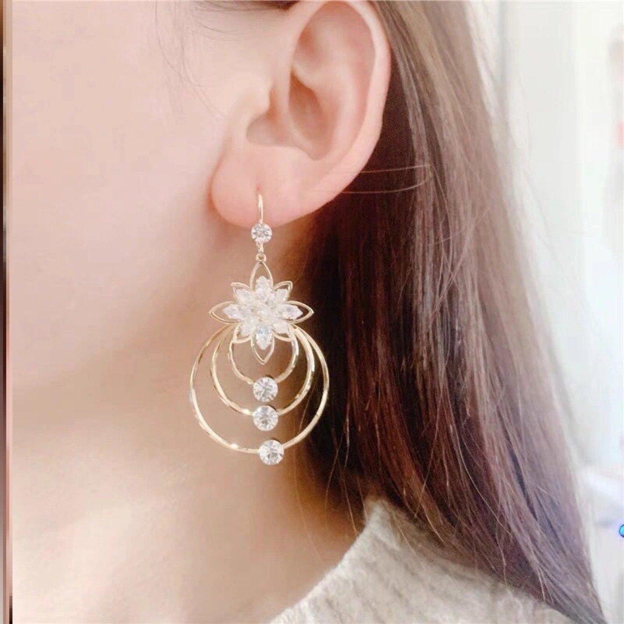 RosalbaTM earrings in Italian style-SLOOSELYK