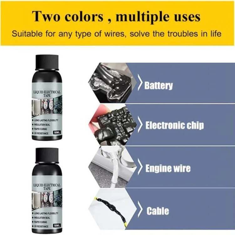Liquid Insulating High Temperature Glue Color🔥BUY MORE SAVE MORE🔥-SLOOSELYK