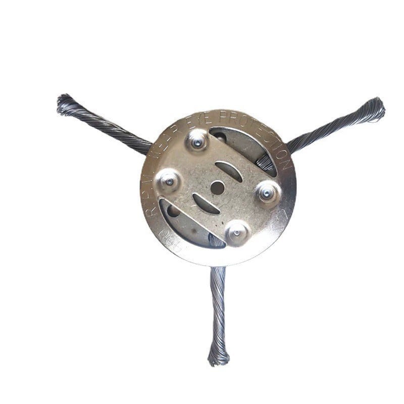 Universal Steel Wire Trimmer Head Replacement-Heavy-Duty Weed Brush Cutter