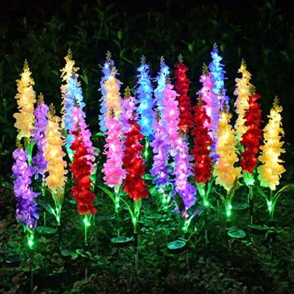 Outdoor Solar Violet Flower Lights-SLOOSELYK