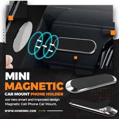 Mini Magnetic Car Mount Phone Holder-SLOOSELYK
