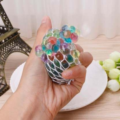 Hot Sales-Psychedelic Rainbow Stress Reliever Ball-SLOOSELYK