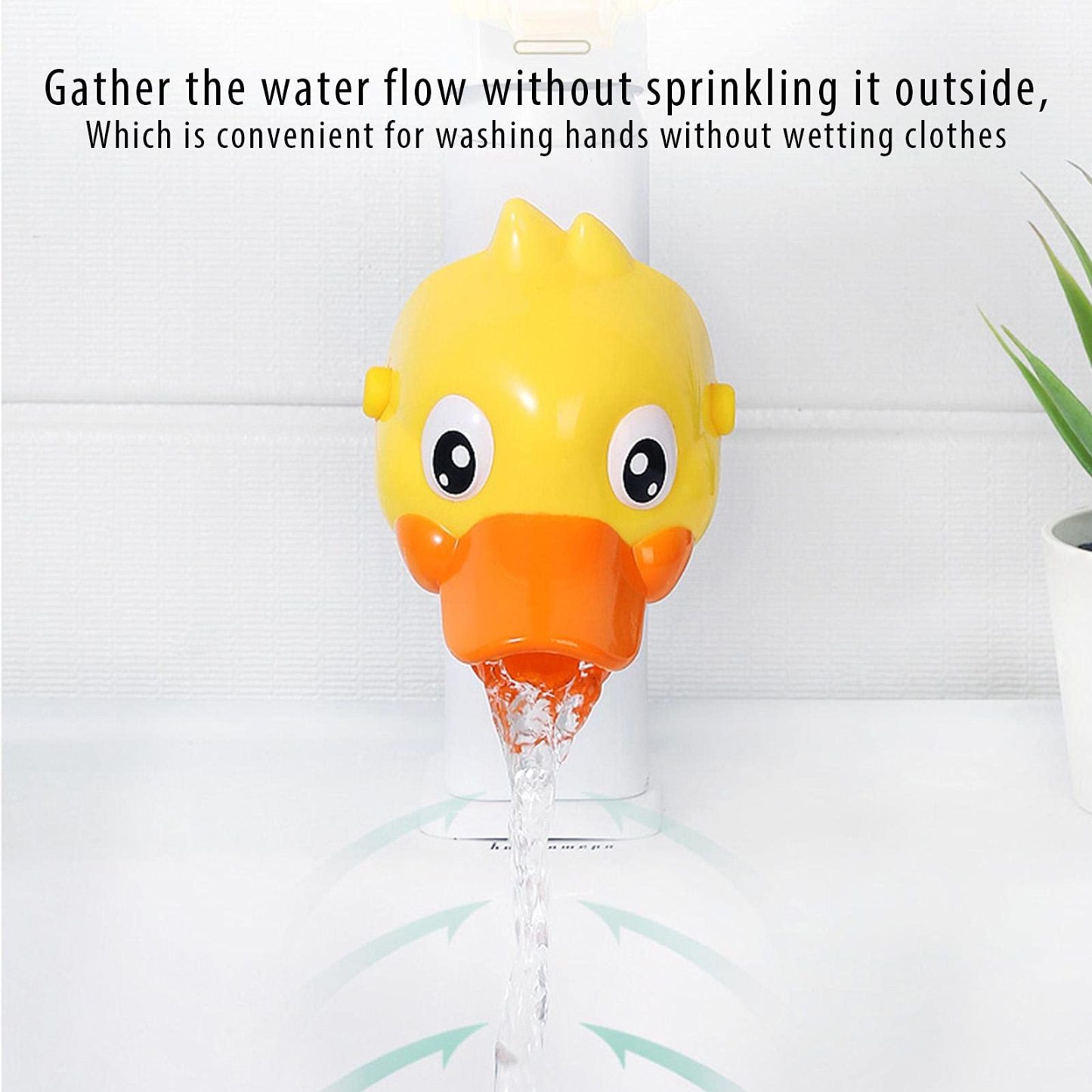 Cute little yellow duck faucet extender-SLOOSELYK