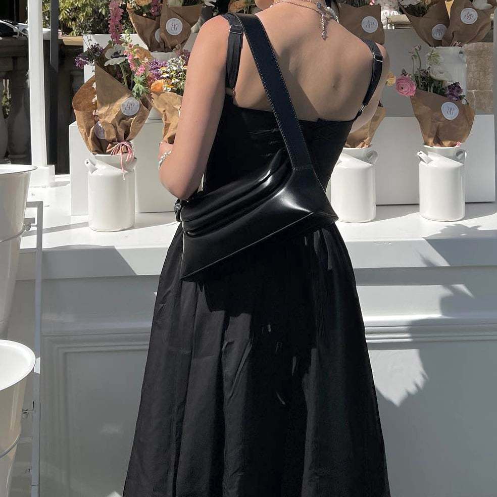 BLACK MIDI SUNDRESS-SLOOSELYK