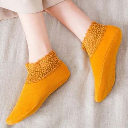 (🎅EARLY CHRISTMAS SALE - 48% OFF) New Fashion Lace Warmer Socks(One size fit all)-SLOOSELYK