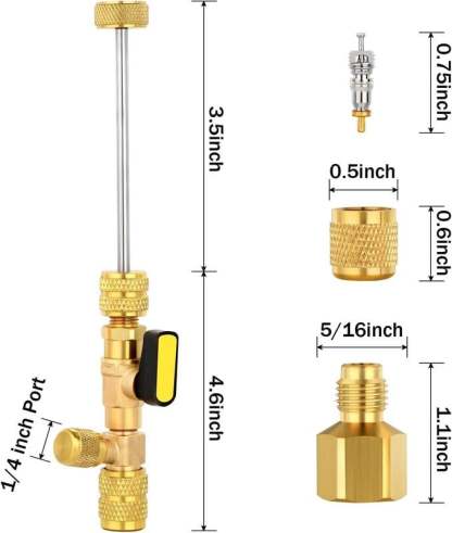 Home & Auto AC Valve Core Remover Installer Tool