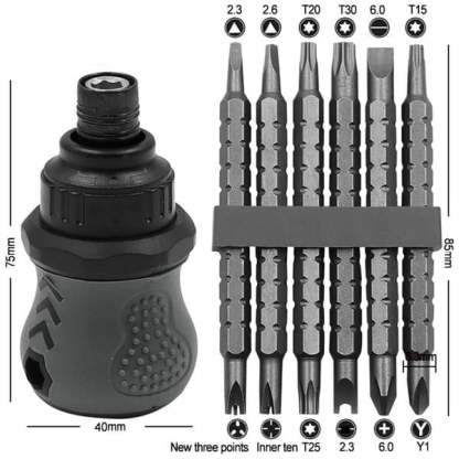 13 In 1 Mini Ratcheting Screwdriver Kit-SLOOSELYK