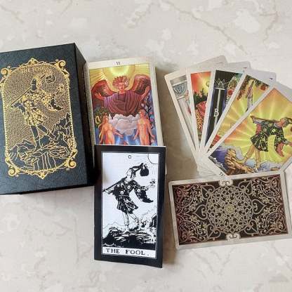 Explore the Mystical World of Tarot Gold Foil Tarot-SLOOSELYK